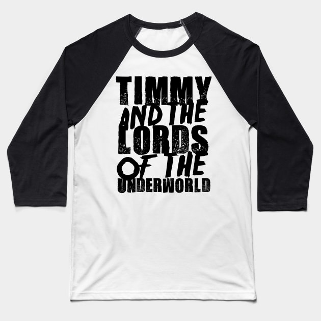 South Park - Timmy And The Lords of the Underworld! Band font design Baseball T-Shirt by Xanderlee7